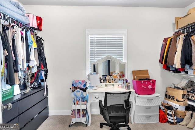 4575 Birch Way, Loganville, GA 30052 - spacious closet with carpet floors