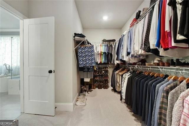 4383 Capstone Ct NE, Roswell, GA 30075 - spacious closet with carpet