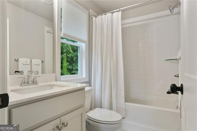 4383 Capstone Ct NE, Roswell, GA 30075 - full bathroom featuring vanity and shower / bath combo