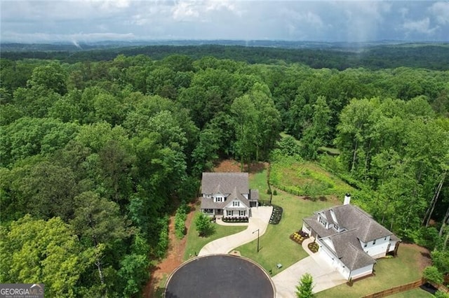 4383 Capstone Ct NE, Roswell, GA 30075 - view from above of property featuring a heavily wooded area