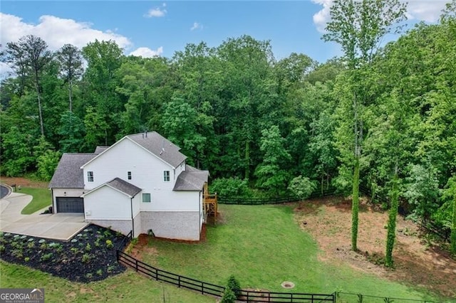 4383 Capstone Ct NE, Roswell, GA 30075 - view from above of property featuring a forest