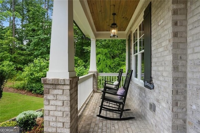 4383 Capstone Ct NE, Roswell, GA 30075 - view of porch