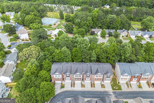 3460 Lockmed Dr, Peachtree Corners, GA 30092 - aerial overview of property's location featuring nearby suburban area
