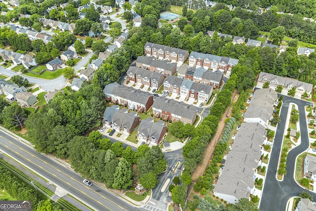 3460 Lockmed Dr, Peachtree Corners, GA 30092 - aerial overview of property's location with nearby suburban area