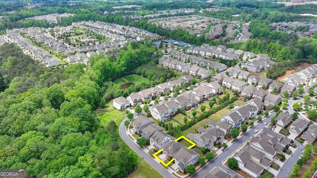 919 Olmsted Ln, Johns Creek, GA 30097 - birds eye view of property with a residential view