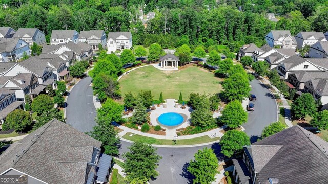 919 Olmsted Ln, Johns Creek, GA 30097 - birds eye view of property with a residential view