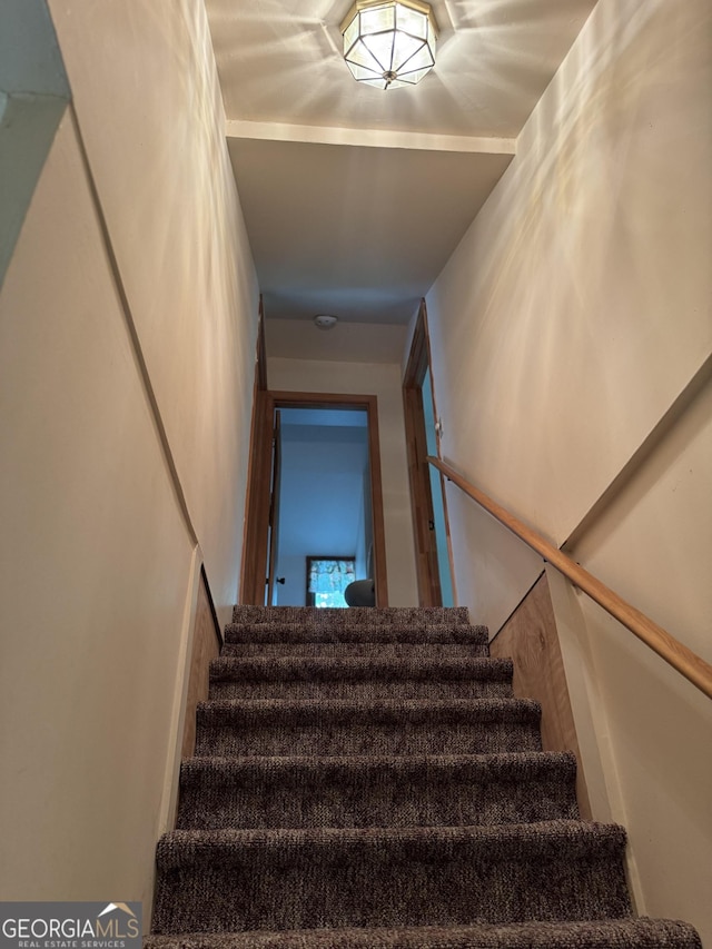view of stairs