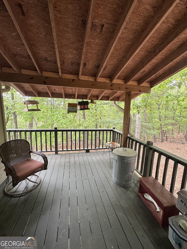 view of deck