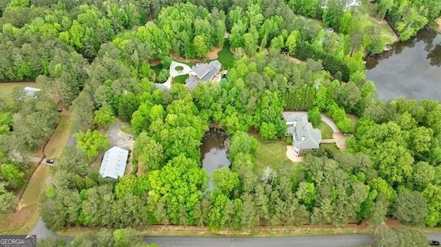 4500 Candacraig, Alpharetta, GA 30022 - drone / aerial view with a water view