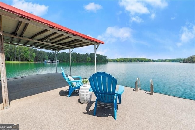 4290 Bobbins Way, Cumming, GA 30041 - dock with a water view