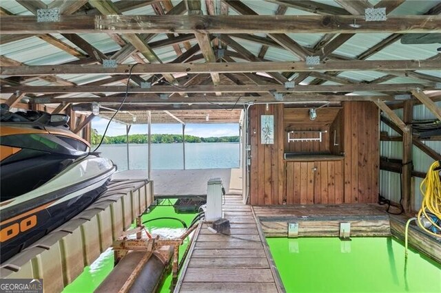 4290 Bobbins Way, Cumming, GA 30041 - dock featuring a water view