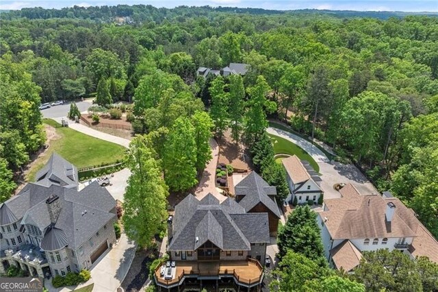 4290 Bobbins Way, Cumming, GA 30041 - aerial view of a forest