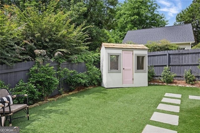 820 Wilson Rd NW, Atlanta, GA 30318 - view of shed with a fenced backyard