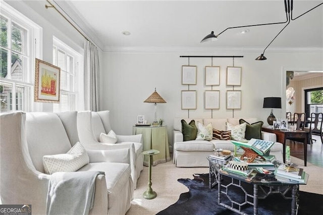 820 Wilson Rd NW, Atlanta, GA 30318 - living room with ornamental molding