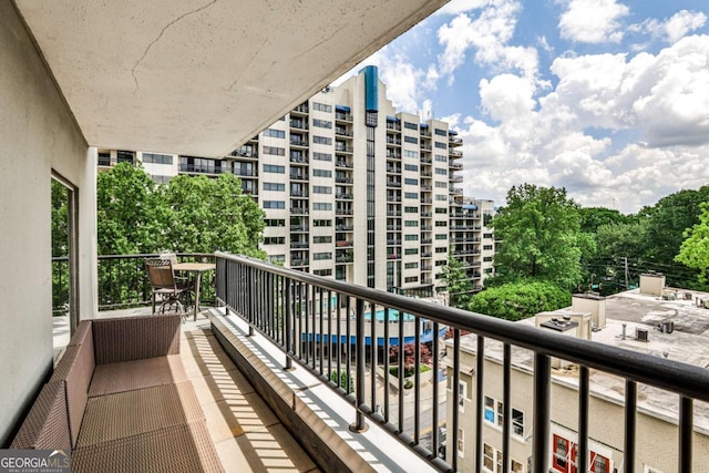 275 13th St NE Unit 605, Atlanta, GA 30309 - view of balcony