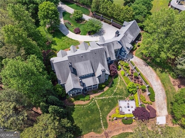 aerial view