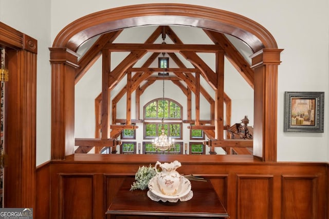 3863 Streamside Dr SE, Marietta, GA 30067 - interior space featuring a chandelier