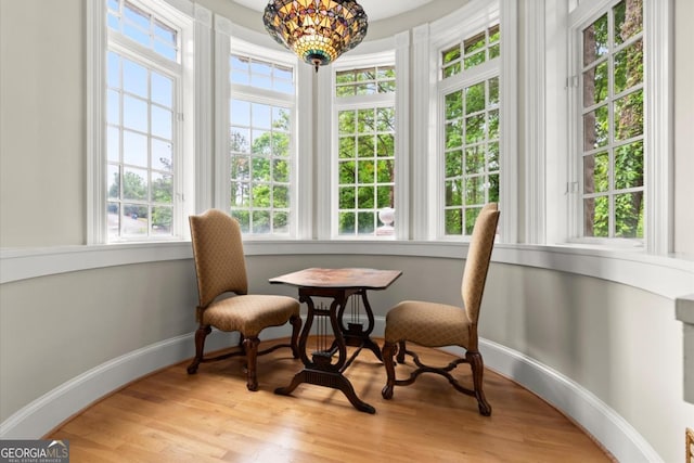 3863 Streamside Dr SE, Marietta, GA 30067 - sunroom with plenty of natural light, french doors, and wood finished floors
