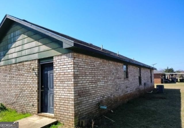 540 Veneys Mill Pond Rd, Parrott, GA 39877 - view of side of property with brick siding