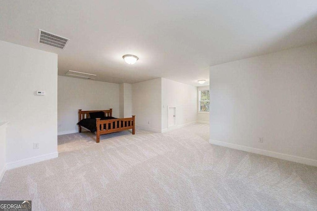 interior space with visible vents and baseboards