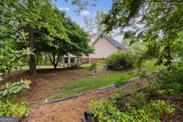 view of yard