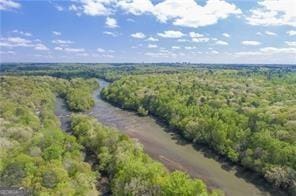 bird's eye view of a heavily wooded area