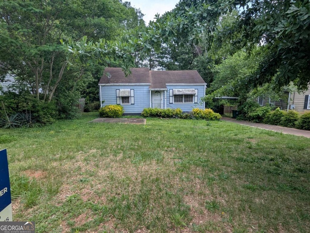 2355 Hillside Ave, Decatur, GA 30032 - view of front of house with a front yard
