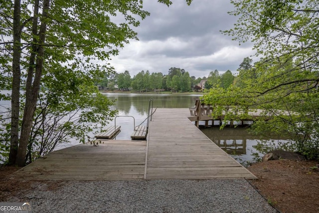 96 Portico Pl, Newnan, GA 30265 - view of dock with a water view