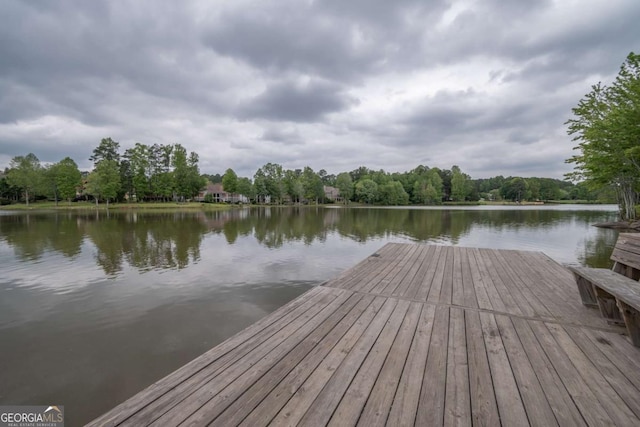 96 Portico Pl, Newnan, GA 30265 - dock area featuring a water view