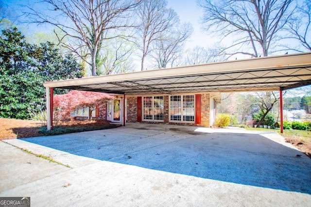 1181 Angelia Dr SW, Mableton, GA 30126 - view of car parking with driveway and a carport