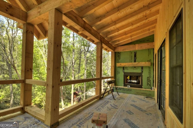 sunroom featuring a wealth of natural light