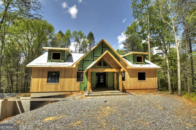 view of front of property