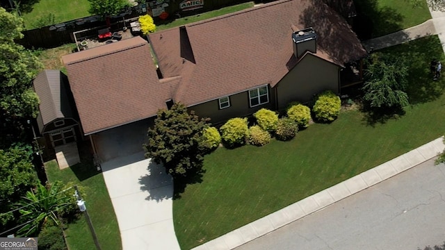 308 N Midland Ave, Monroe, GA 30655 - bird's eye view