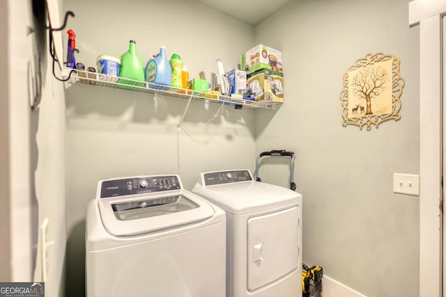 308 N Midland Ave, Monroe, GA 30655 - laundry area with laundry area and washer and dryer