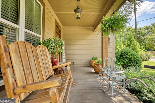 308 N Midland Ave, Monroe, GA 30655 - exterior space with a porch