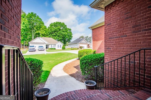 view of yard