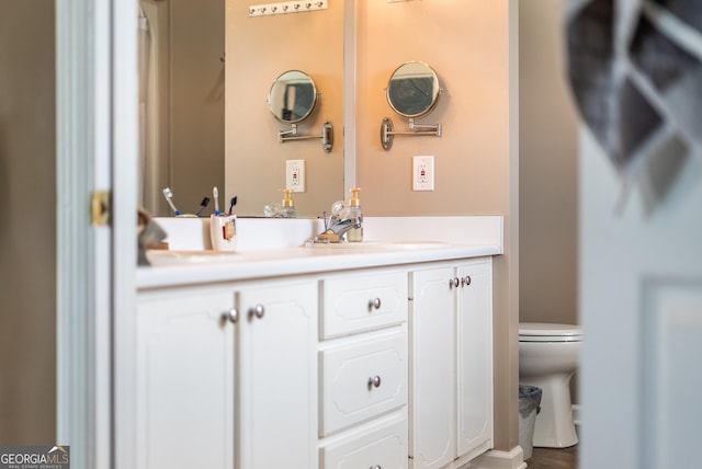 3808 Deer Run Dr, Blackshear, GA 31516 - bathroom with toilet and vanity