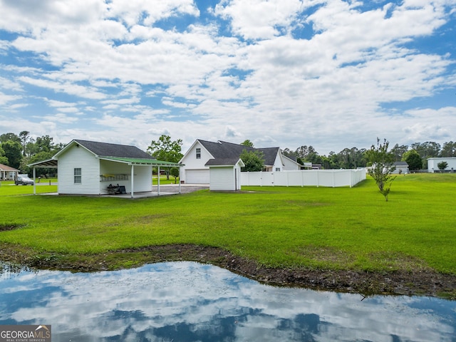 3808 Deer Run Dr, Blackshear, GA 31516 - view of yard with fence