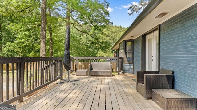715 Wood Valley Rd, Mableton, GA 30126 - view of wooden terrace