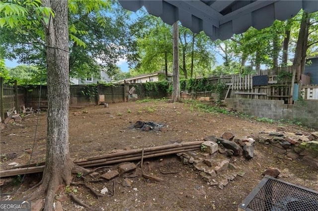 1939 Dunlap Ave, Atlanta, GA 30344 - view of yard with a fenced backyard