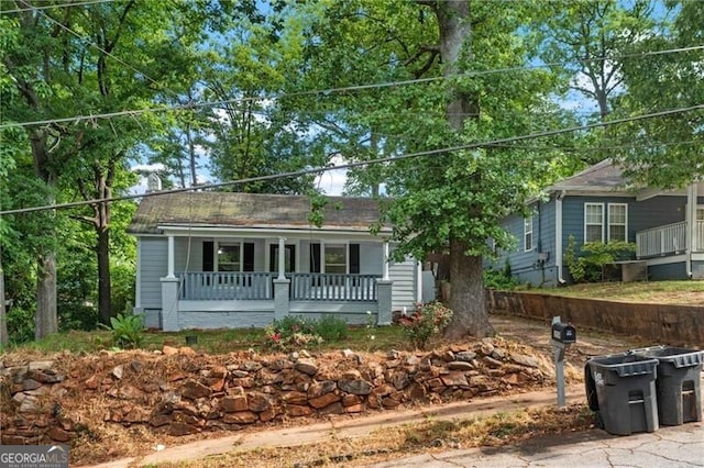1939 Dunlap Ave, Atlanta, GA 30344 - view of front of home with covered porch