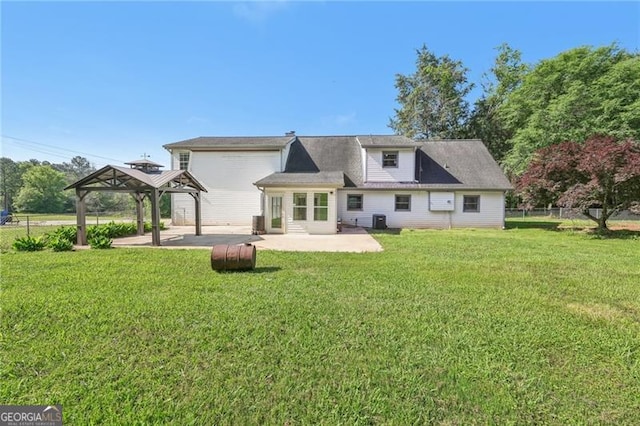 3880 Dial Mill Rd NE, Conyers, GA 30013 - back of house featuring a gazebo and a patio area