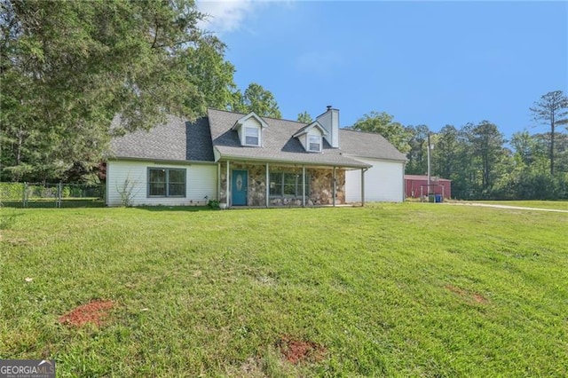 3880 Dial Mill Rd NE, Conyers, GA 30013 - new england style home featuring a chimney