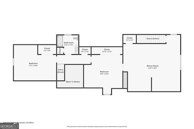 3880 Dial Mill Rd NE, Conyers, GA 30013 - home floor plan