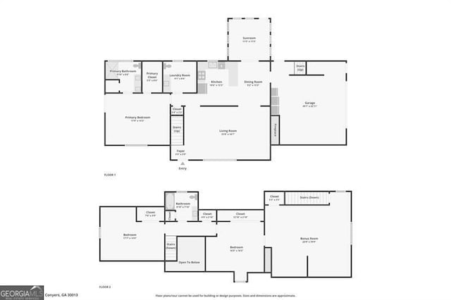 3880 Dial Mill Rd NE, Conyers, GA 30013 - floor plan / room layout