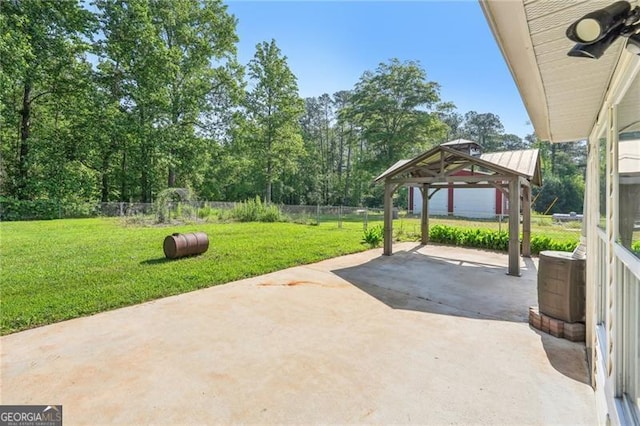 3880 Dial Mill Rd NE, Conyers, GA 30013 - view of patio with a gazebo