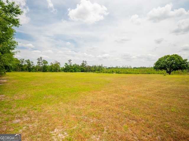 view of landscape with a rural view