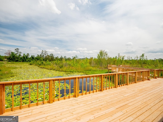view of deck