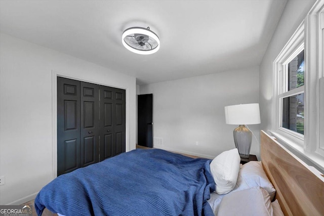 3807 Greenhill Dr, Chamblee, GA 30341 - bedroom with baseboards and a closet