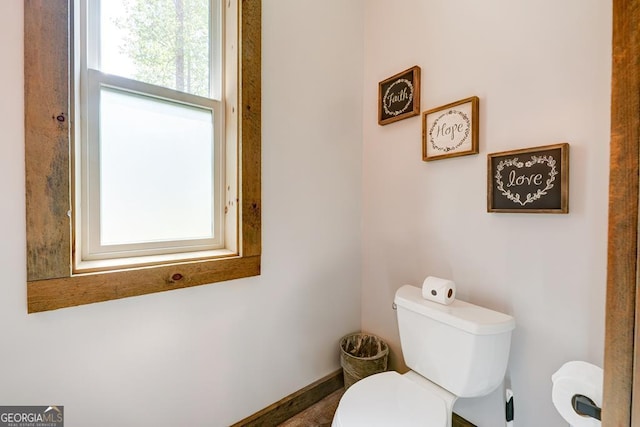 bathroom with toilet
